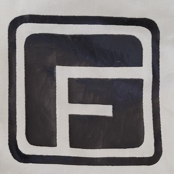 Vintage G Logo Pla-Jac Letterman Cropped Bomber Jacket Medium 24x24 Raglan Satin - Picture 3 of 10